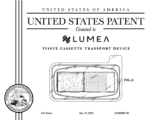 Lumea us patent cover page for tissue cassette transport device