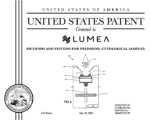 Lumea us patent cover page for methods and systems for preparing cytological samples
